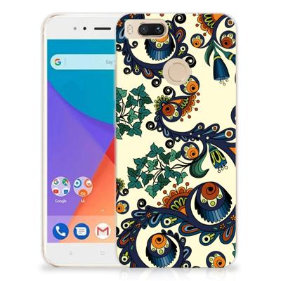 Siliconen Hoesje Xiaomi Mi A1 Barok Flower