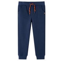 Kinderjoggingbroek 104 gemleerd marineblauw - thumbnail