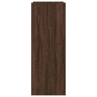 Schoenenkast 52x37,5x100 cm bewerkt hout bruin eikenkleurig - thumbnail