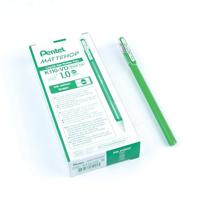 Gelschrijver pentel k110 mattehop m groen | 12 stuks - thumbnail