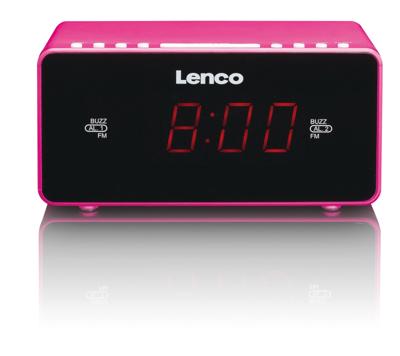 Lenco CR-510 Wekker radio Roze Lenco CR-510 Wekker radio Roze