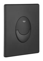 Bedieningsplaat GROHE Start Mat Zwart - thumbnail