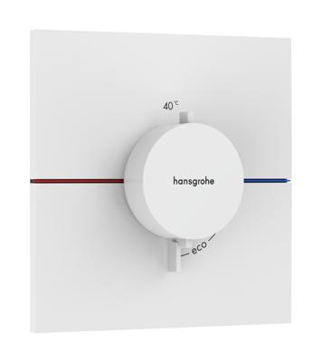 Hansgrohe ShowerSelect Comfort E thermostaat inbouw, mat wit Hansgrohe ShowerSelect Comfort E thermostaat inbouw, mat wit