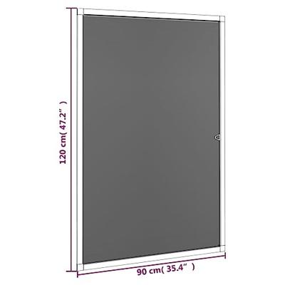 VidaXL Raamhor 90x120 cm wit