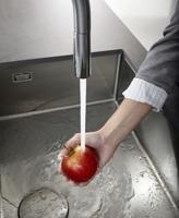 Hansgrohe Aquno Select M81 ééngreeps keukenkraan 170, uittrekbare vuistdouche, 3jet, chroom - thumbnail