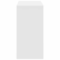 Bureau met lade met plank Wit 90 x 37,5 x 75 cm Bewerkt hout - thumbnail