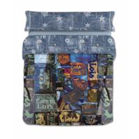 Dekbedovertrek set Lois LABELS P. Blauw Bed van 150 240 x 230 cm 4 Onderdelen - thumbnail