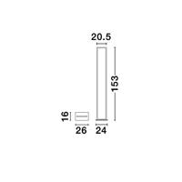 Lyora VloerlampWenna zwart 36cm - 9500812 - thumbnail