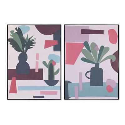 Canvas DKD Home Decor polyestyreen Canvas 103 x 4,3 x 143 cm