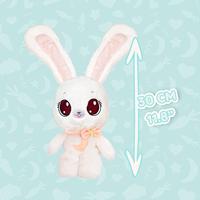Spectron Peekapets bunny pluchen knuffel - wit - thumbnail