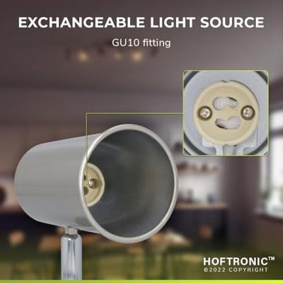 Riga - LED plafondlamp - 30 Watt 2345 lumen - 6 spots - 2700K Warm wit - Draaibaar en dimbaar - GU10 - Kantelbaar - Plafondspot - IP20 Voor binnen - RVS Riga - LED plafondlamp - 30 Watt 2345 lumen - 6 spots - 2700K Warm wit - Draaibaar en dimbaar - GU10 - Kantelbaar - Plafondspot - IP20 Voor binnen - RVS