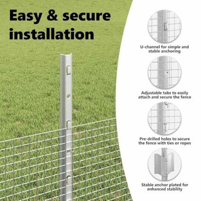 VidaXL Hek met paal zilver 0,5 x 25 m staal