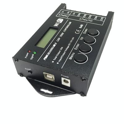 TC421 20A WiFi Programmeerbare 5CH RGB LED Time Controller voor Aquarium Aquarium Plant Growth DC 12-24V