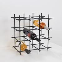 LOFT42 Malbec Wijnrek - 9 flessen - Metaal - Zwart - thumbnail