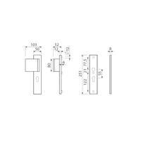 Ami vh-voordeurbeslag 251/50 VW F1 ls-wz pc55 - thumbnail