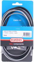 Elvedes Universele remkabelkit 1700mm / 2250mm verzinkt - zwart (op kaart) - thumbnail