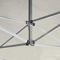 Partytent professioneel inklapbaar 4,5x3 m aluminium crme - thumbnail