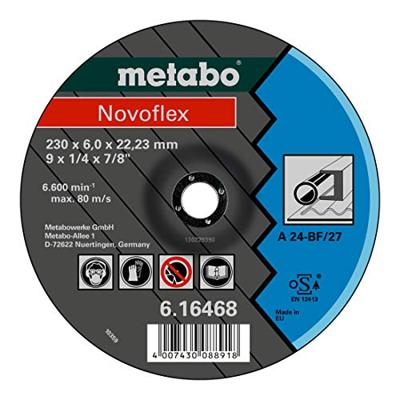 Metabo Accessoires Afbraamschijf Ø 180x6,0x22,2 staal Novoflex - 10 stuks - 616465000 Metabo Accessoires Afbraamschijf Ø 180x6,0x22,2 staal Novoflex - 10 stuks - 616465000