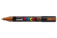 Uni-Posca Posca marker, afm pc-5m, lijndikte 2,5 mm, medium, brons, 1 stuk - thumbnail