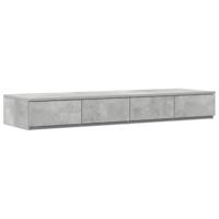 Opbergbedframe Beton Grijs 236.5 x 120 x 31.5 cm Bewerkt hout - thumbnail