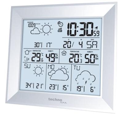 Techno Line Technoline WD2000 WiFi-weerstation Aantal sensoren max.: 3