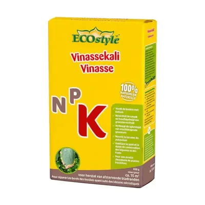 ECOstyle Vinassekali - kalium meststof - 800gr