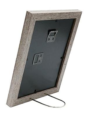Deknudt Fotokader in vergrijsde eikkleur met witte passe-partout 18x24 S66KH3