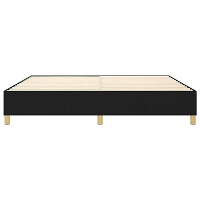 Bedframe zonder matras stof zwart 140x190 cm Bedframe zonder matras stof zwart 140x190 cm