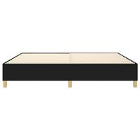 Bedframe zonder matras stof zwart 140x190 cm - thumbnail