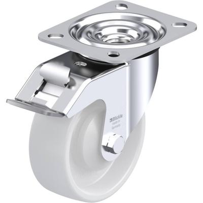 Blickle LE-PO 100KA-FI Zwenkwiel met rem Wieldiameter: 100 mm Draagvermogen (max.): 150 kg 1 stuk(s)
