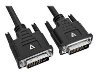 V7 V7DVIDVI-5M-BLK-1E DVI-D naar DVI-D kabel 5m videokabel-adapter - thumbnail