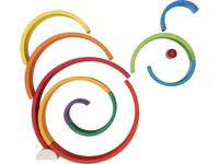 Goki regenboog bouwblokken, 11dlg. - thumbnail