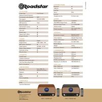Roadstar HRA-1782D+BT DAB+ Retro Radio en CD Speler - thumbnail