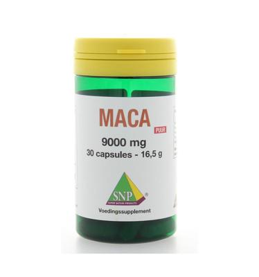 SNP Maca extra forte 9000mg puur 30 Vegetarische capsules