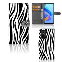 OPPO A76 | A96 | Telefoonhoesje | Met pasjeshouder | Zebra - thumbnail