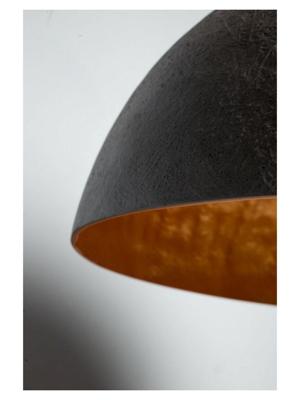 ETH Stoere hanglampMezzo Tondo 50cm zwart met goud - 05-HL4171-3034G