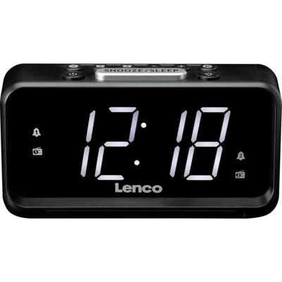 Lenco Radio FM, AM FM, USB Wekfunctie Zwart Lenco Radio FM, AM FM, USB Wekfunctie Zwart