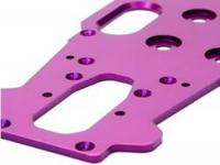 Main chassis (aluminium 2017s 3mm/purple) - thumbnail