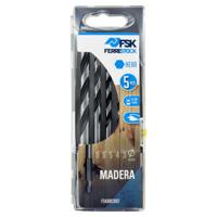 Borenset Ferrestock 3 / 4 / 5 / 6 / 8 mm Hout Zeshoekig - thumbnail