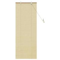 Raambuiten & Gordijnen met gordijnen Naturel 60 x 160 cm Bamboe - thumbnail