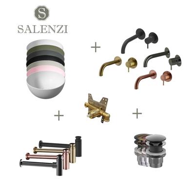 Salenzi Waskomset Unica Round 40x20 cm