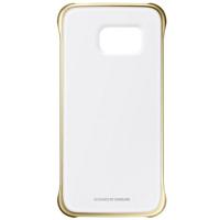 Galaxy S6 Edge Clear Cover goud EF-QG925BFEGWW - thumbnail