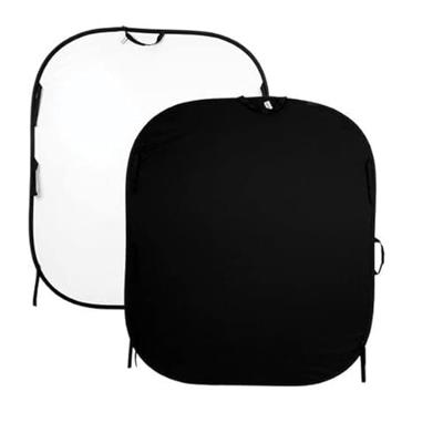 Manfrotto LL LC5621 Collapsible chromakey zwart/wit 180x150cm