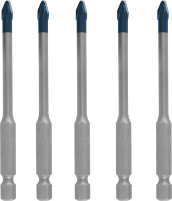 Bosch Accessoires EXPERT Dakpanborenset HEX-9 | HardCeramic | 5-delig | 5mm - 2608902315