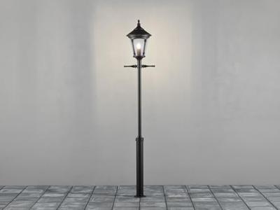 Buitenlamp Virgo 1-lichts 255 cm zwart 583-750