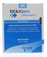 Hekapres Zalfkompres 10 x 10 10 Stuks - thumbnail