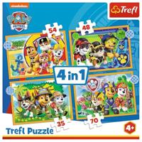 Trefl Puzzel Paw Patrol 4 In 1 - thumbnail