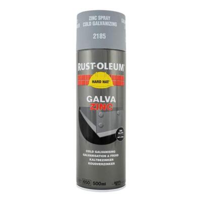 Rust-Oleum zinkspray - Hard Hat - matgrijs - 0.5l - spuitbus