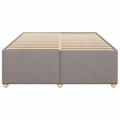 Bedframe zonder matras stof taupe 160x200 cm - thumbnail