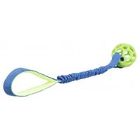 Trixie bungee tugger met ring assorti - thumbnail